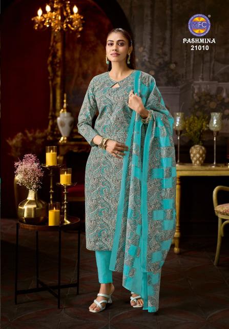 Mfc pashmina vol 21 cotton dress material wholesale shop